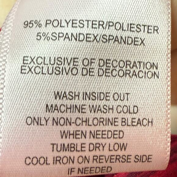 Sag Harbor drape neck 3/4 sleeve flowy blouse 2X - Picture 3 of 3